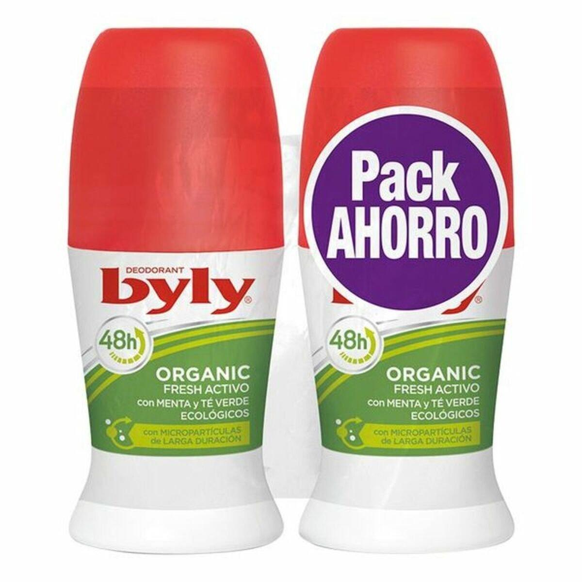Desodorante Roll-On Byly Organic Extra Fresh On 50 ml
