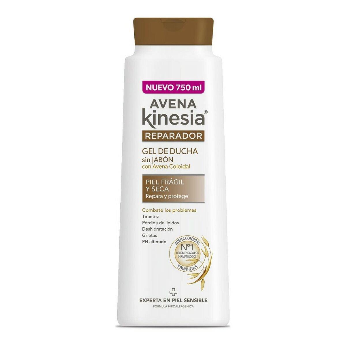 Gel de Ducha Sin Jabón Avena Kinesia Reparador 750 ml