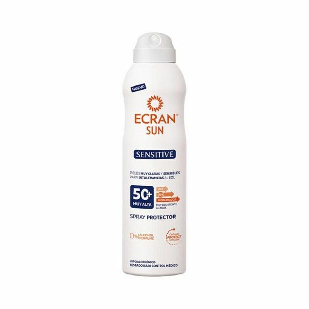 Spray Protector Solar Ecran Ecran Sunnique Sensitive Spf 50+ 250 ml