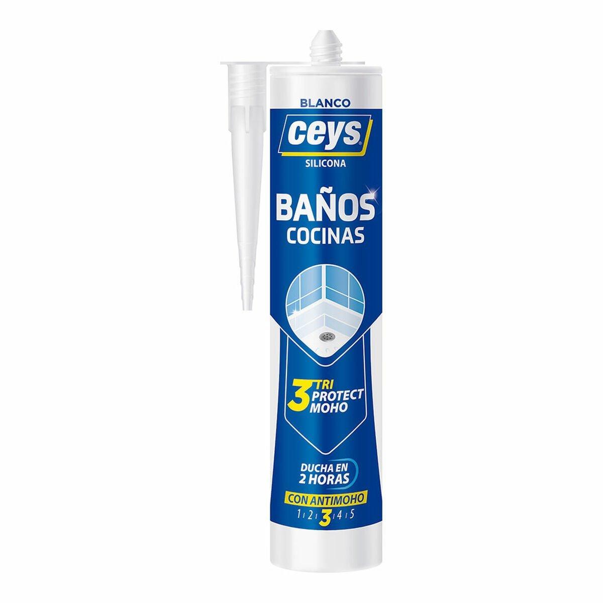 Silicona Ceys Triprotect Blanco 280 ml