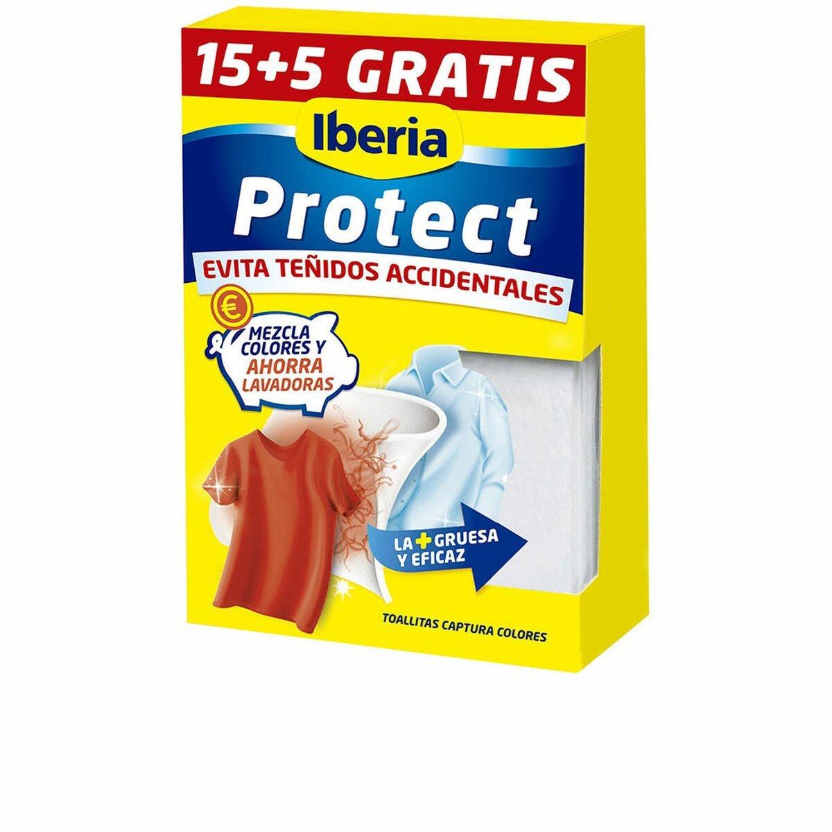 Toallitas para Lavadora Tintes Iberia 20 Unidades