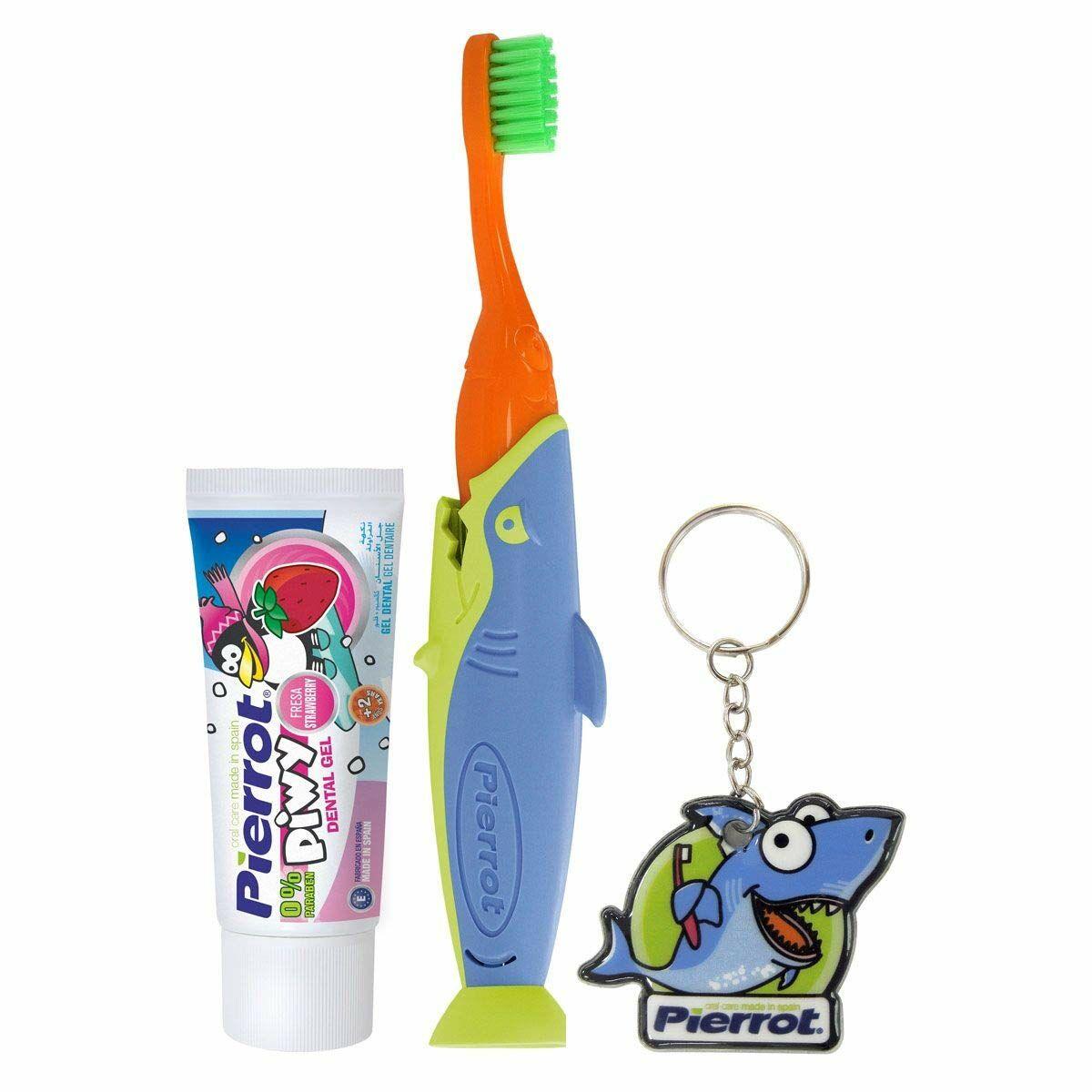 Set de Cuidado Bucal Infantil Pierrot SHARKY