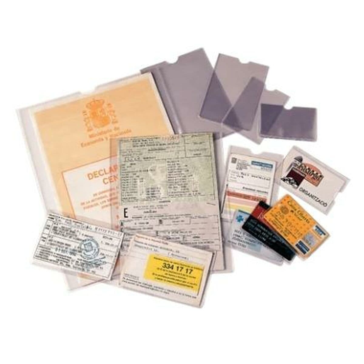 Funda para Tarjeta Identificativa Esselte Transparente