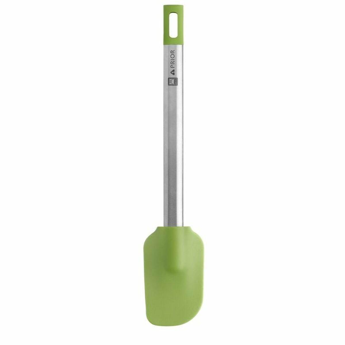 Espátula para Pastel BRA A197006 Verde Metal Acero Inoxidable