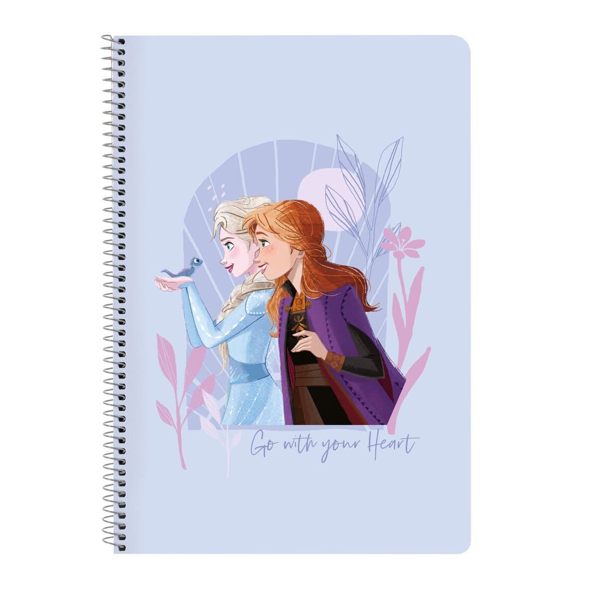 Libreta de Anillas Frozen Believe Lila A4 80 Hojas