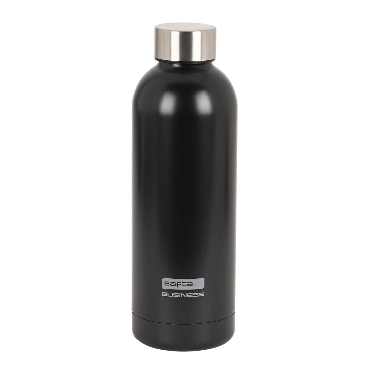 Botella Térmica de Acero Inoxidable Safta Black 500 ml Negro