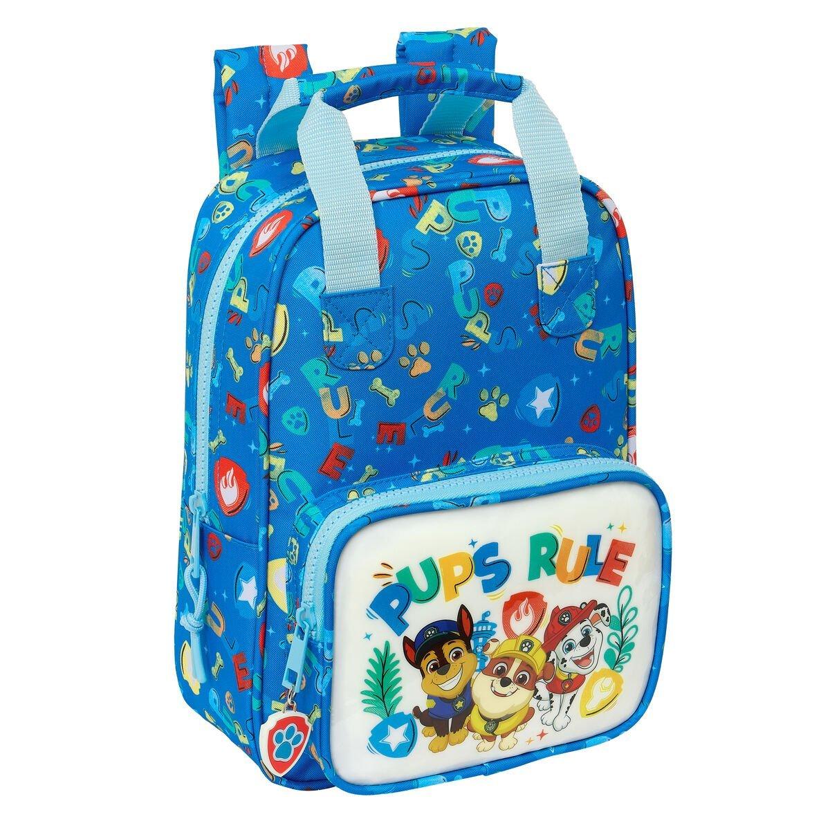 Mochila Escolar The Paw Patrol Pups rule Azul 20 x 28 x 8 cm