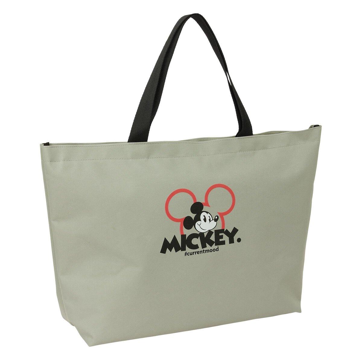 Bolsa de Compras Mickey Mouse Clubhouse Mood Gris 54 x 34 x 13 cm