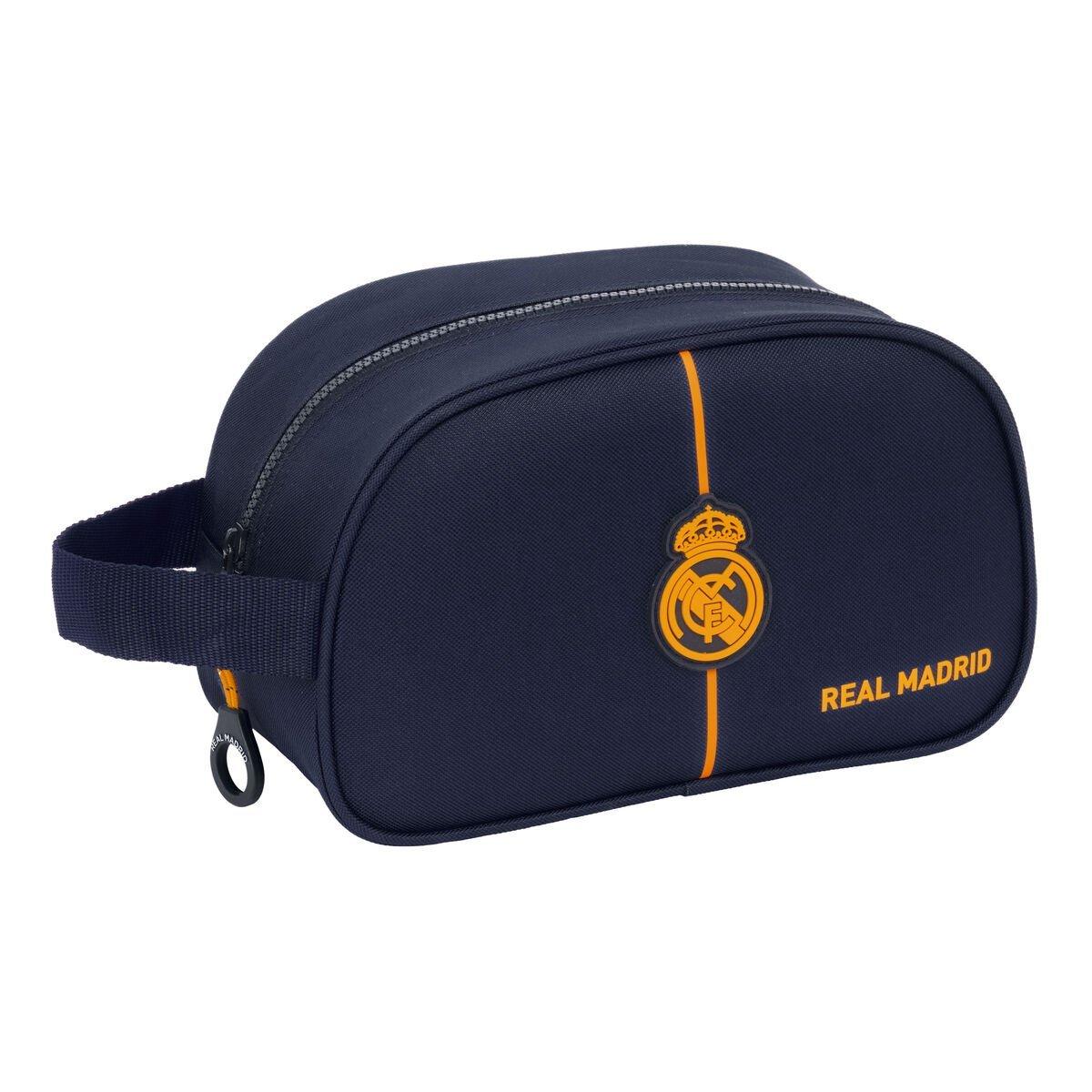 Neceser de Viaje Real Madrid C.F. 24/25 Away Azul marino Deportivo 26 x 15 x 12 cm