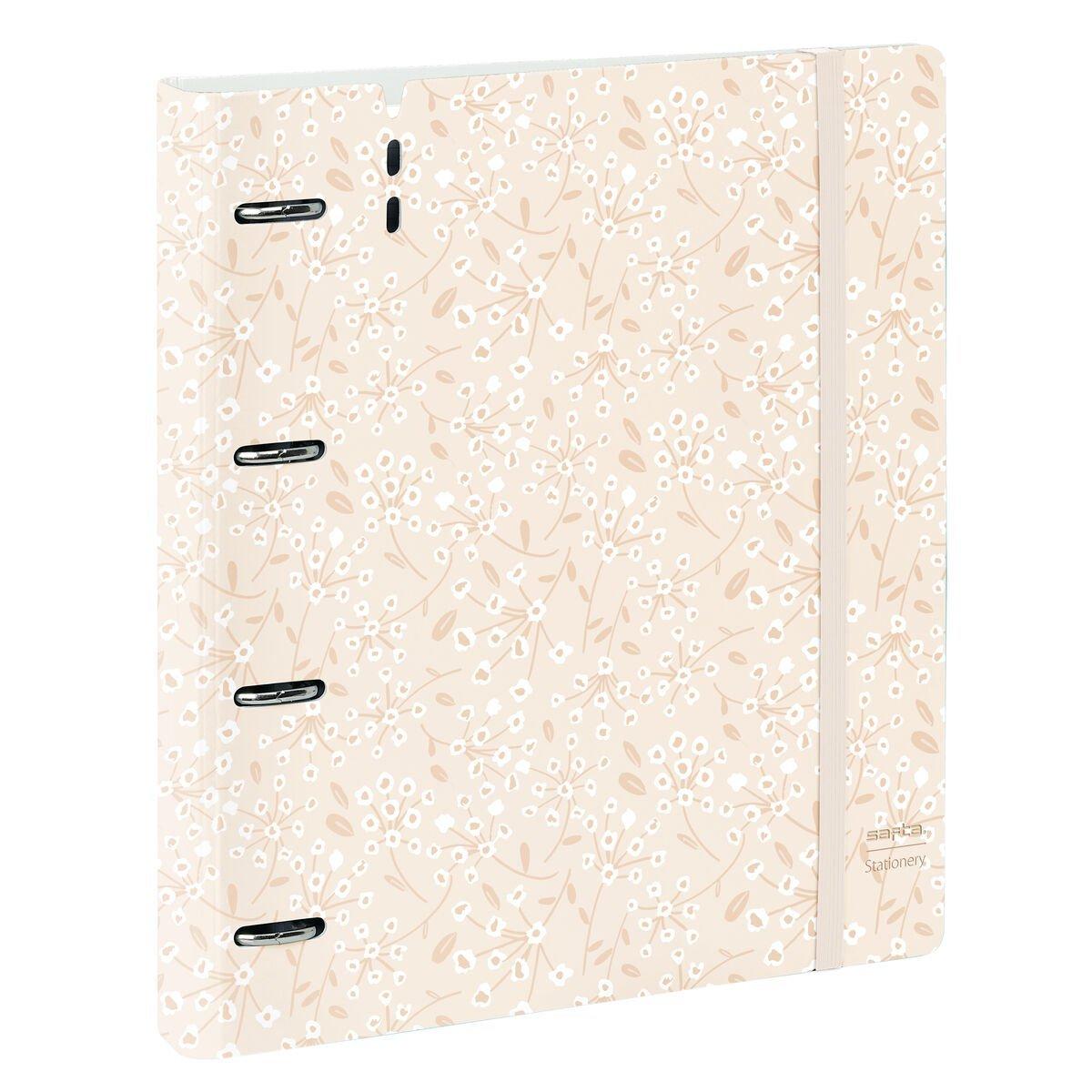 Carpeta de anillas Safta Light pink flowers