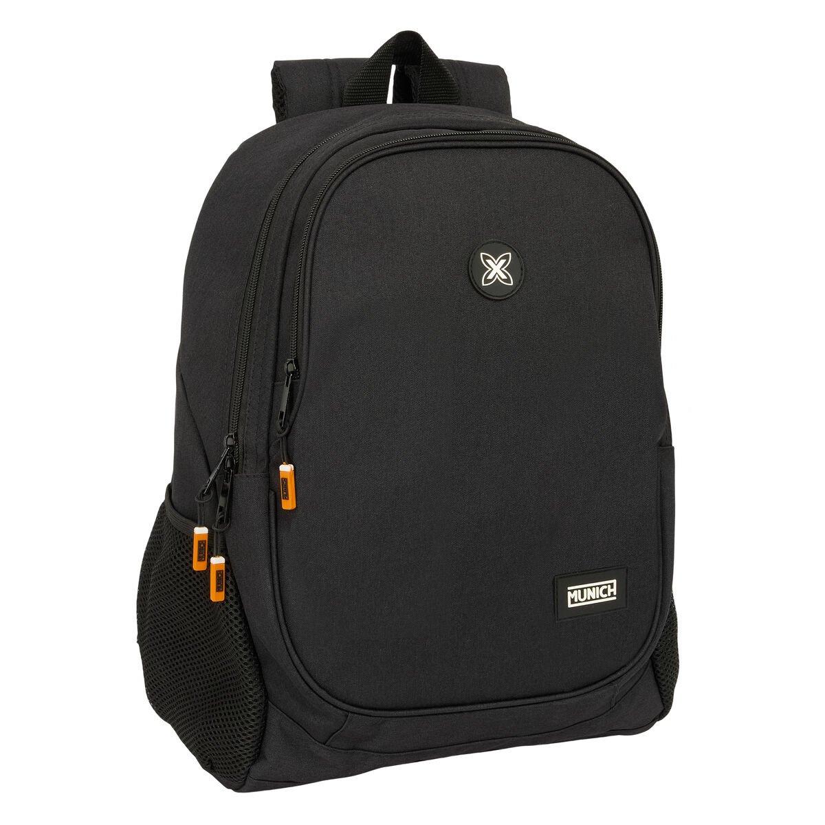 Mochila Escolar Munich Lagoon Negro 32 x 44 x 16 cm