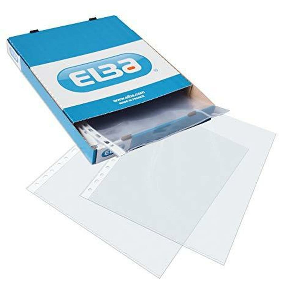 Fundas Elba Transparente Folio 100 Piezas (8 Unidades)