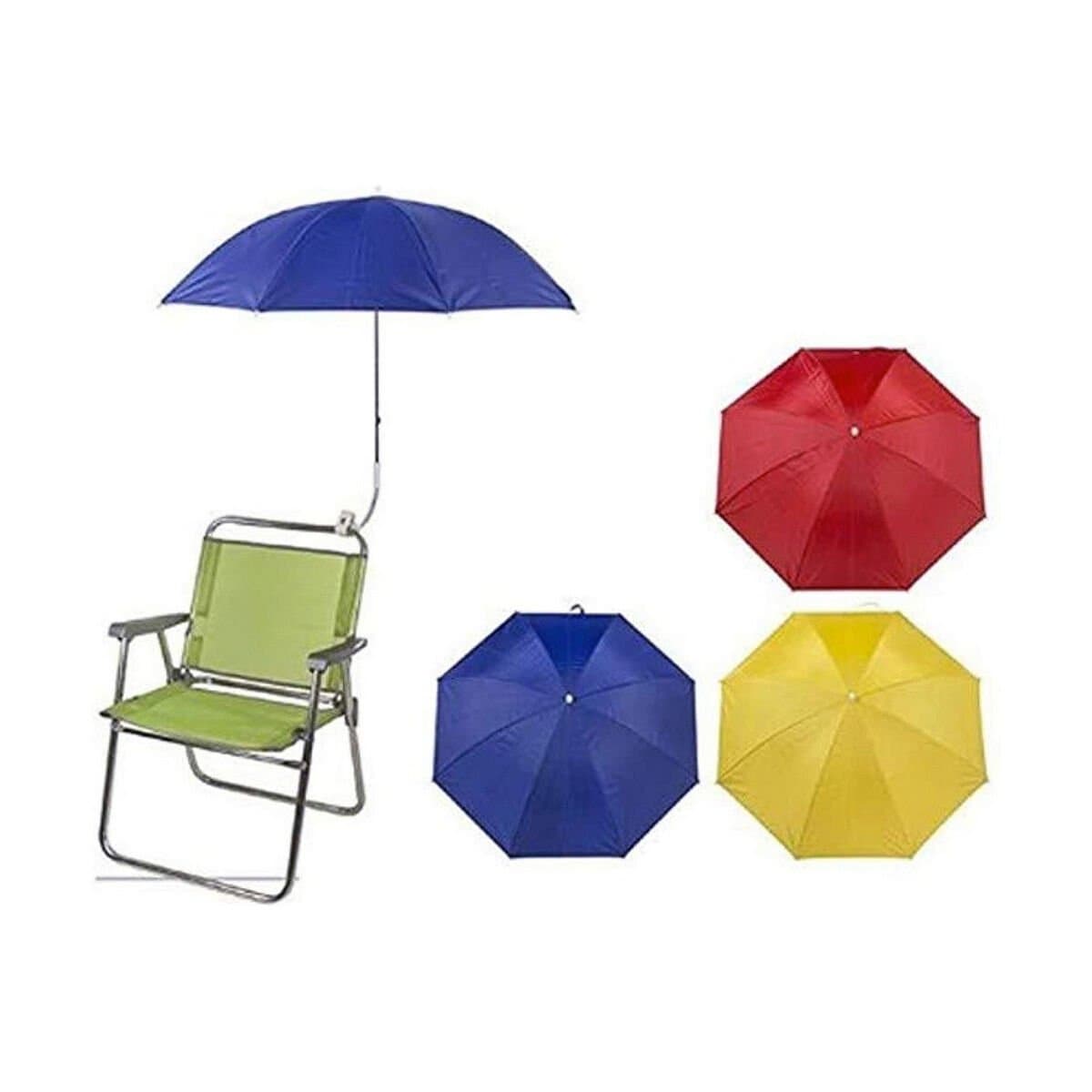 Sombrilla para Silla de Playa Aktive Amarillo Azul Rojo Ø 100 cm
