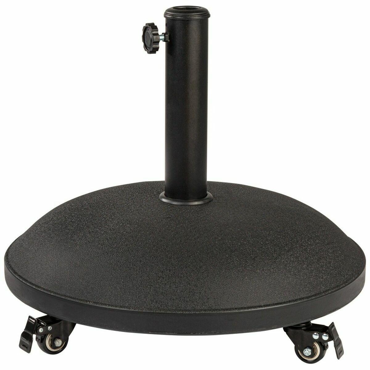 Base para Sombrilla Aktive Negro 25 kg Con ruedas