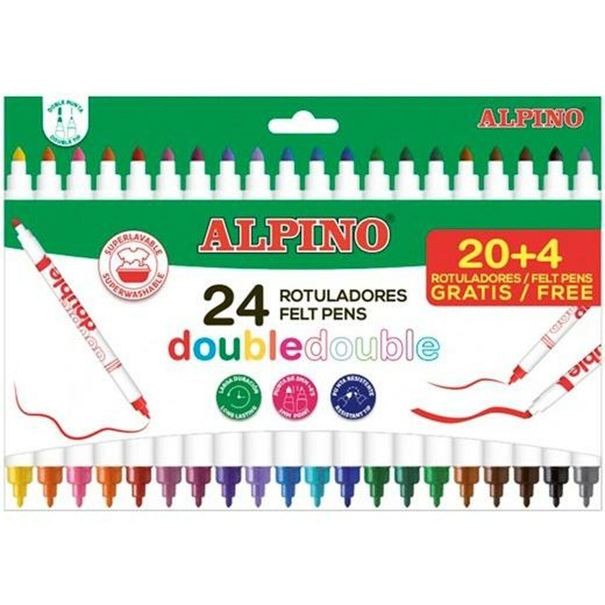 Rotuladores Alpino Multicolor 24 Piezas