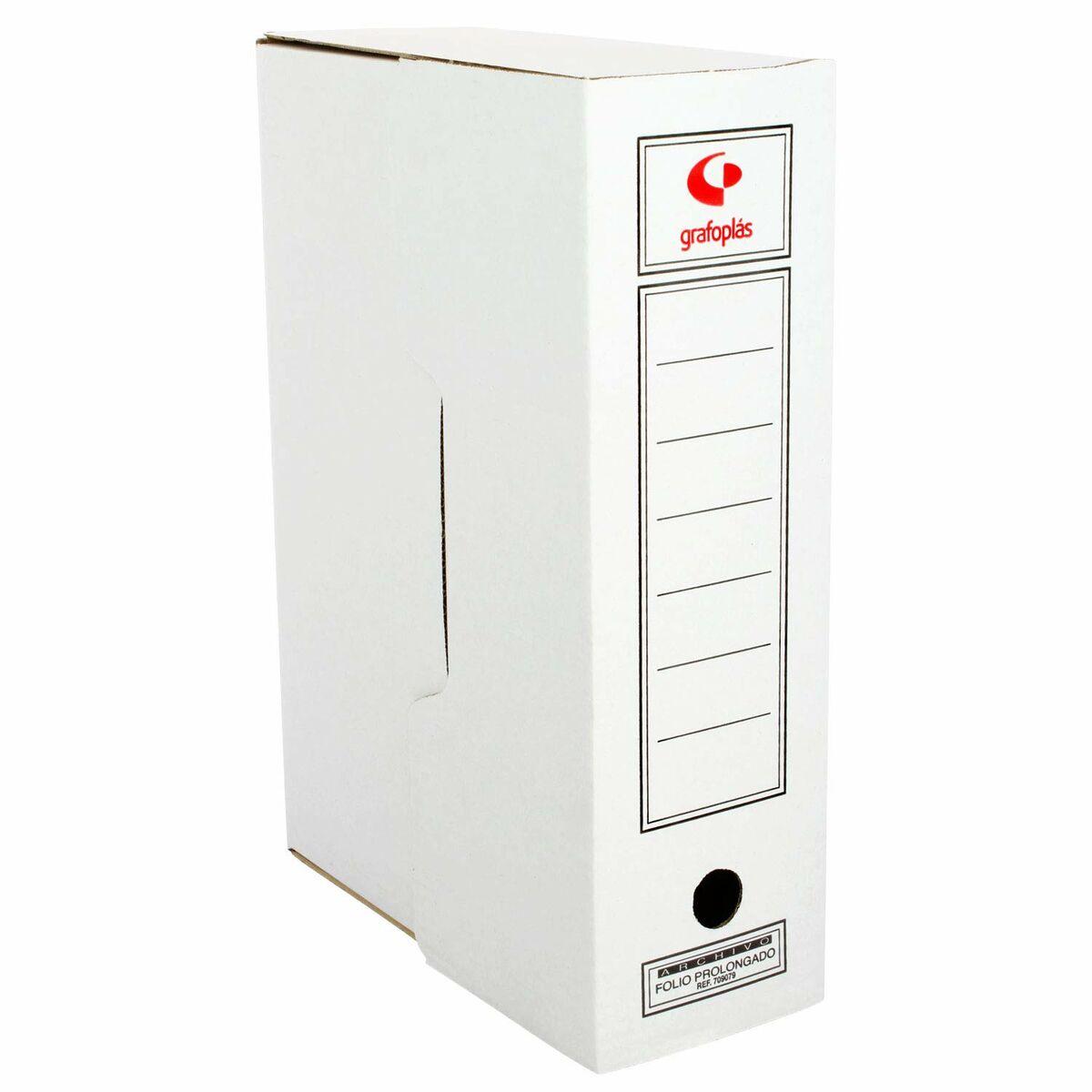Caja de Archivo Grafoplas Blanco Folio 38,5 x 27,5 x 11,5 cm