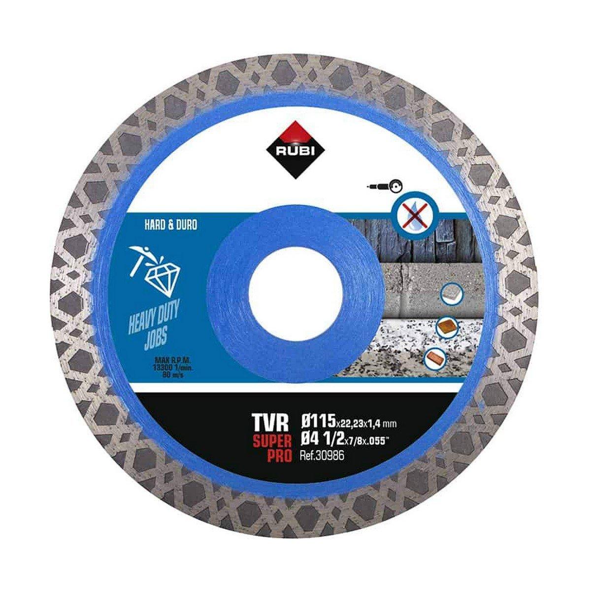 Disco de corte diamantado Rubi superpro 30986
