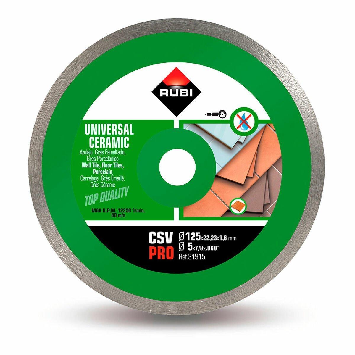Disco de corte diamantado Rubi pro r31915