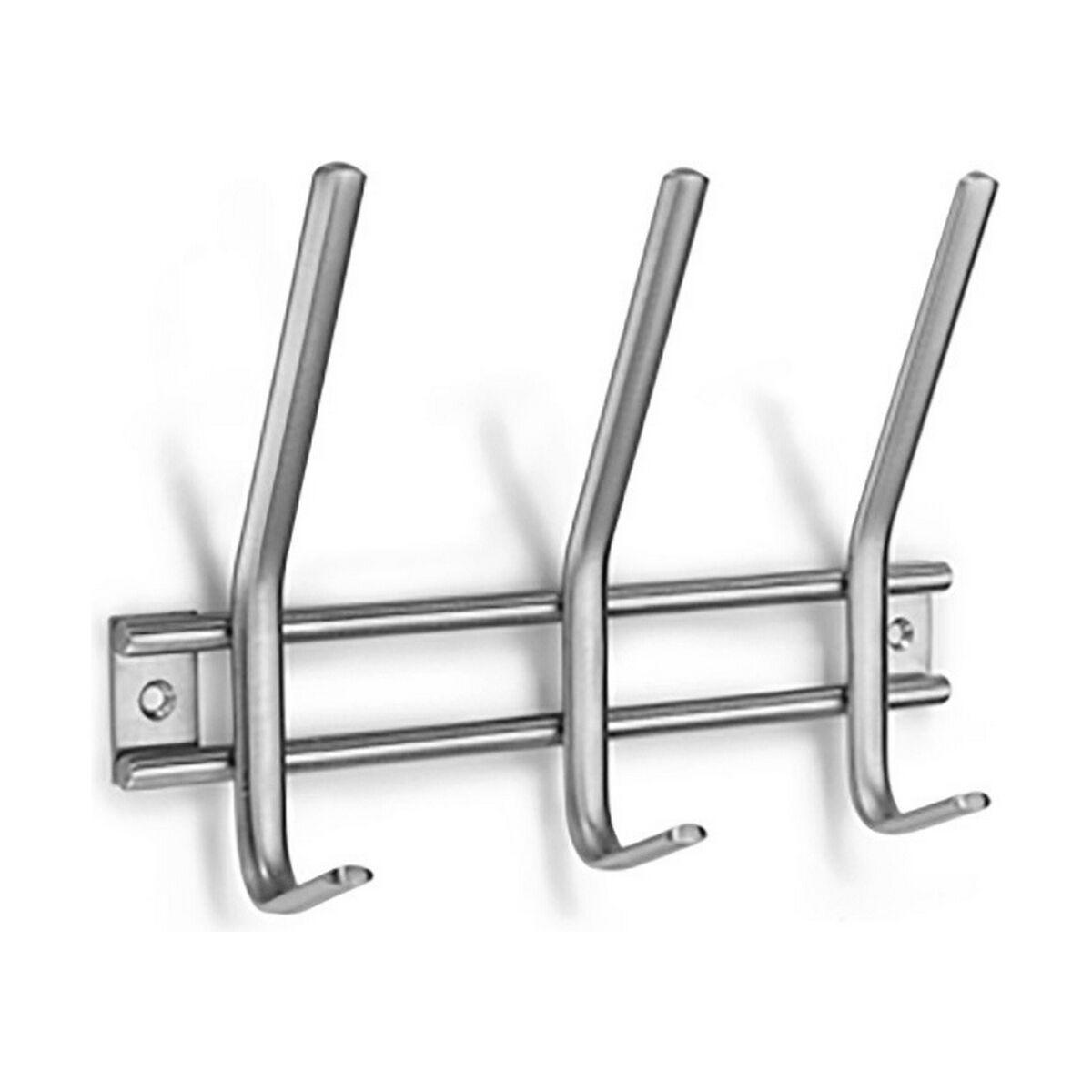 Perchero de Pared Inofix Acero Inoxidable Cromado 150 x 220 x 68 mm Negro