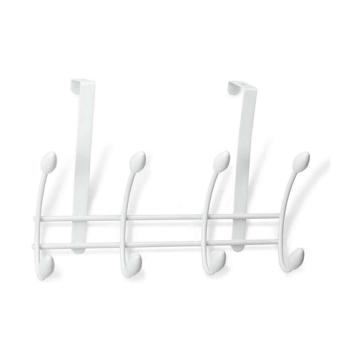 Perchero de Pared Inofix Blanco Acero