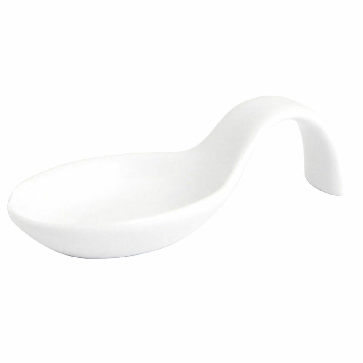Set de Degustación Quid Chef Blanco Cerámica 10 x 5 cm (12 Unidades)