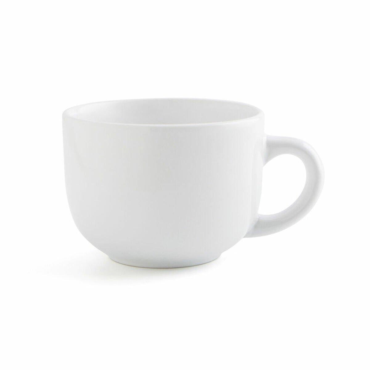 Taza Mug Quid Snow Blanco 400 ml (6 Unidades)