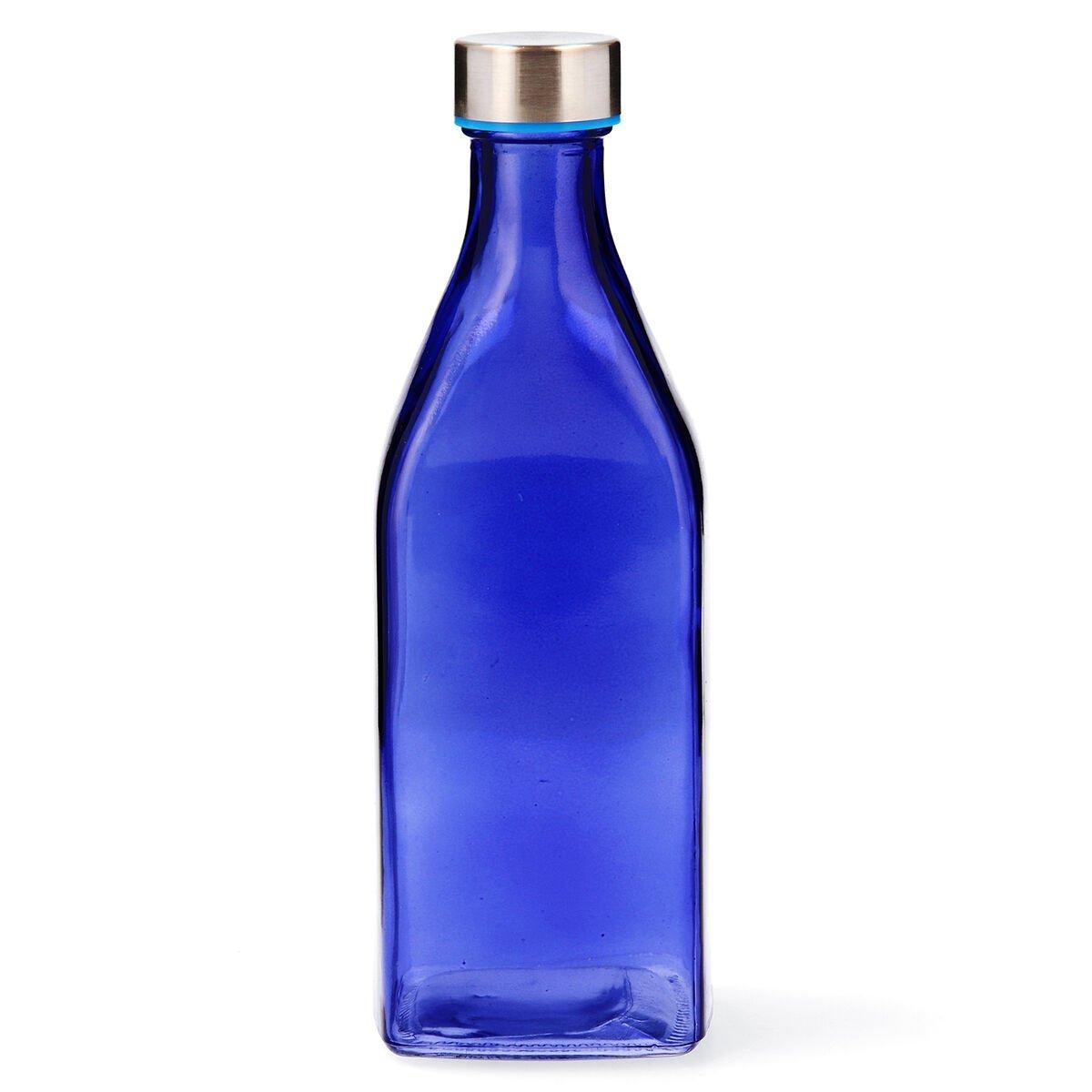 Botella Quid Habitat Azul Vidrio 1 L (6 Unidades)