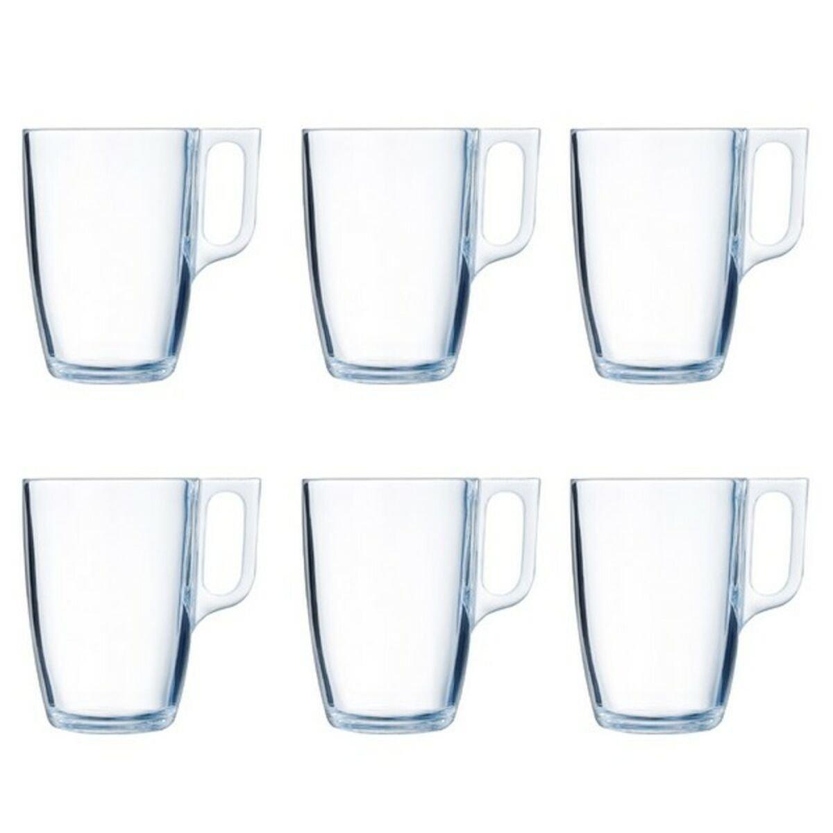 Juego de Tazas Luminarc Nuevo (6 pcs) Transparente Vidrio 400 ml (6 Piezas)