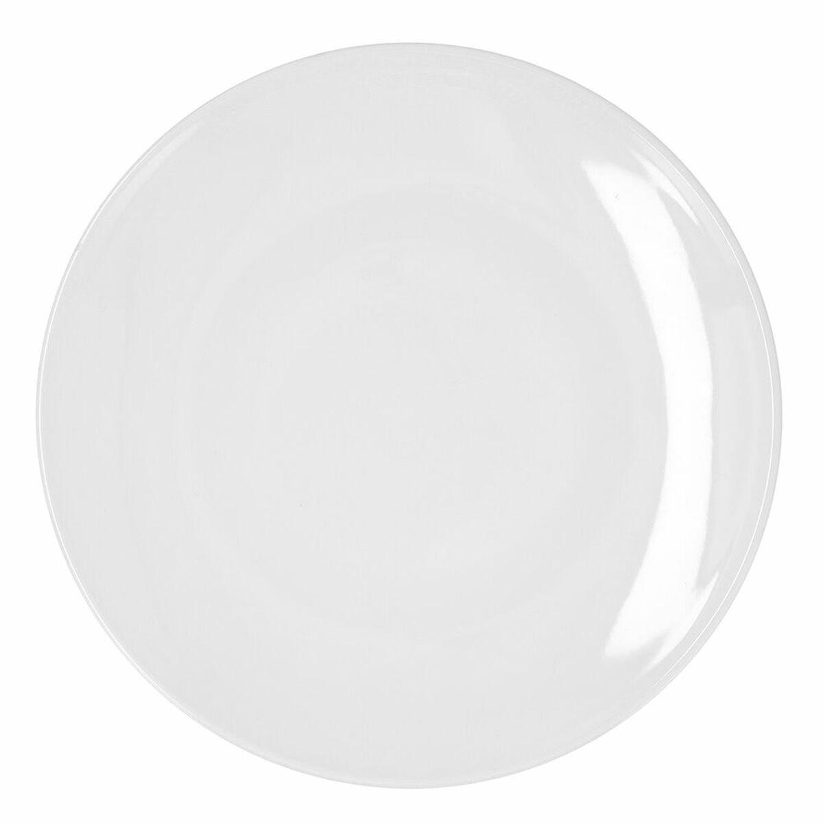 Plato Llano Bidasoa Glacial Coupe Cerámica Blanco (30 cm) (Pack 4x)