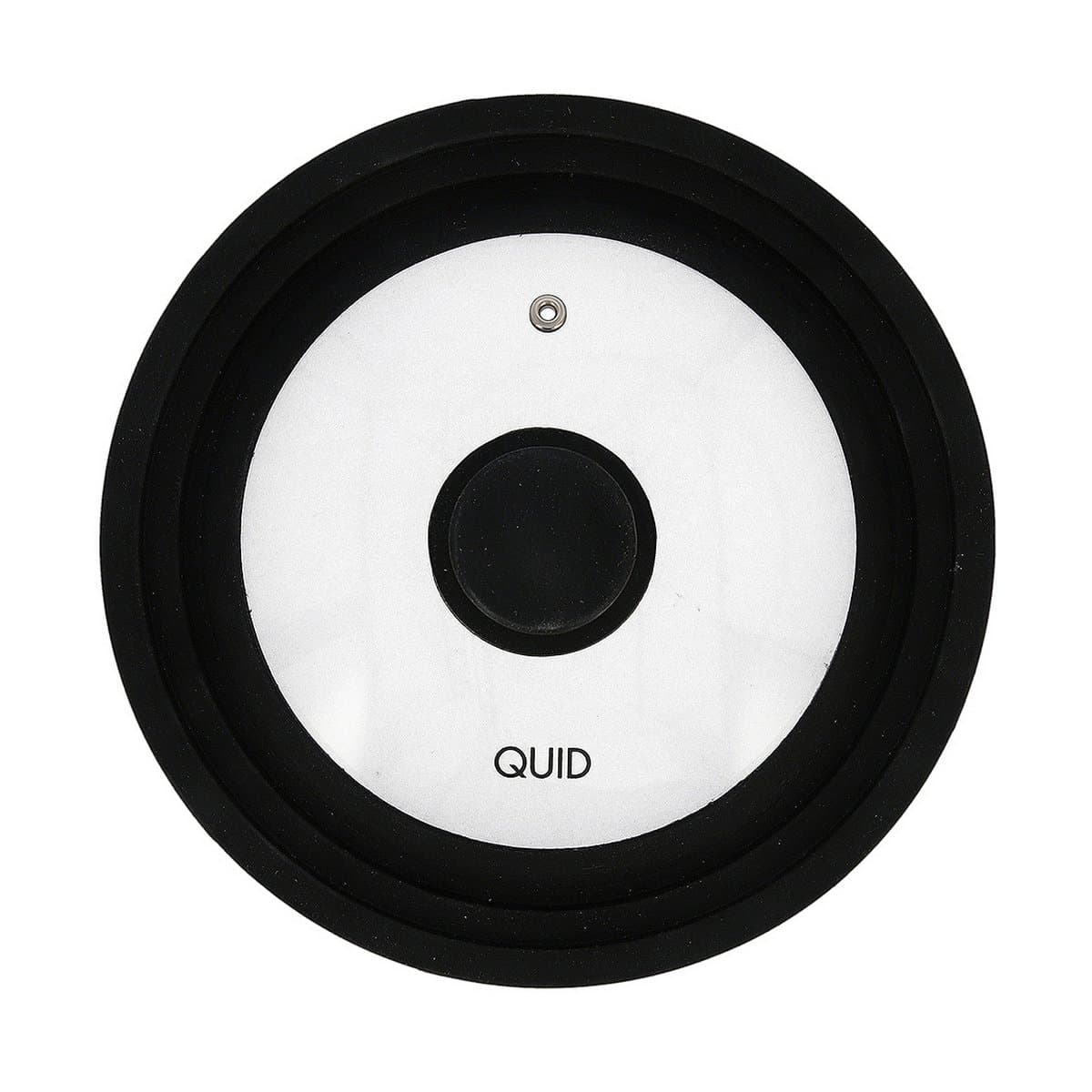 Tapa para Olla Quid Ebano Negro Vidrio Ø 22 cm