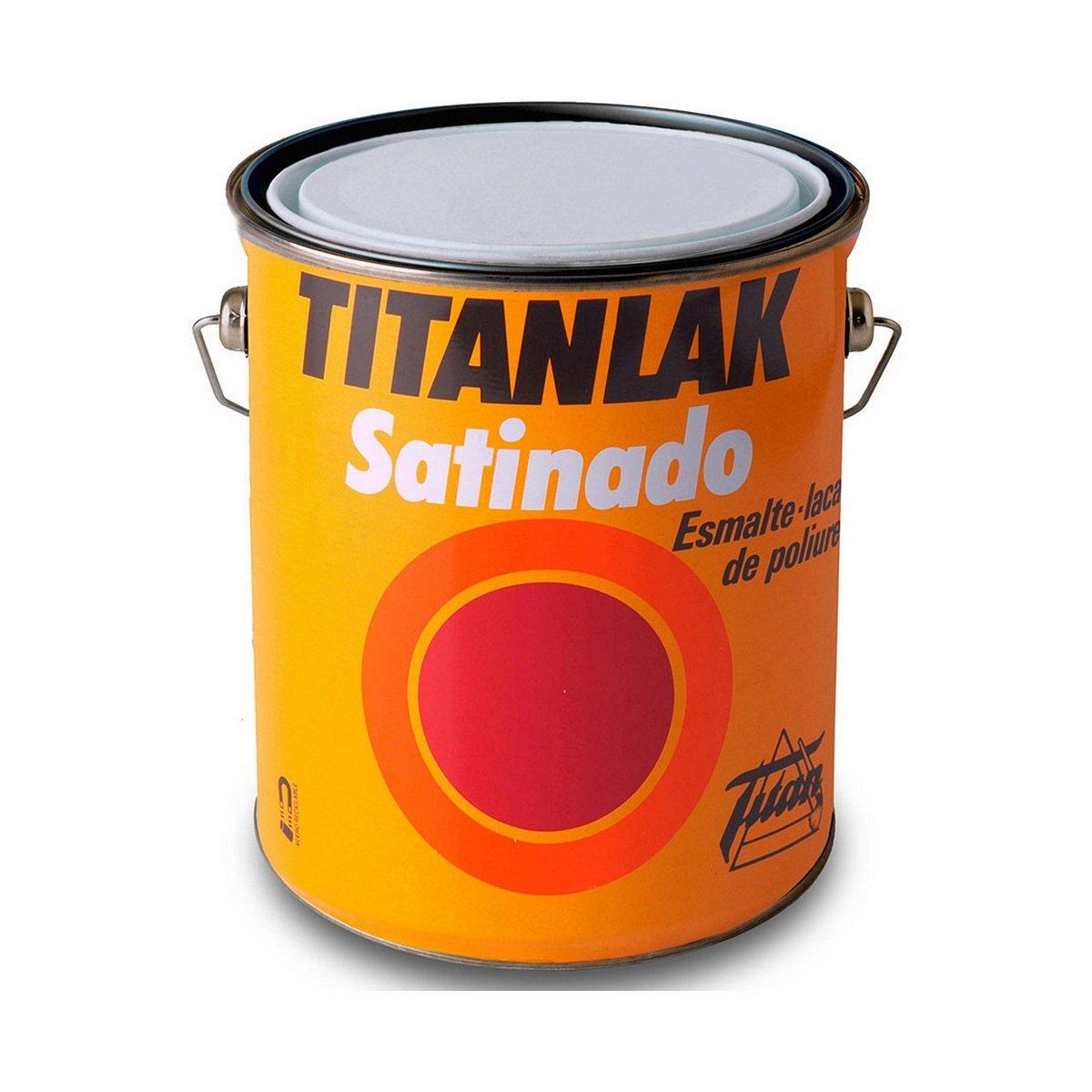 Esmalte sintético Titan Titanlak 11140004 Blanco Satinado 4 L Laca