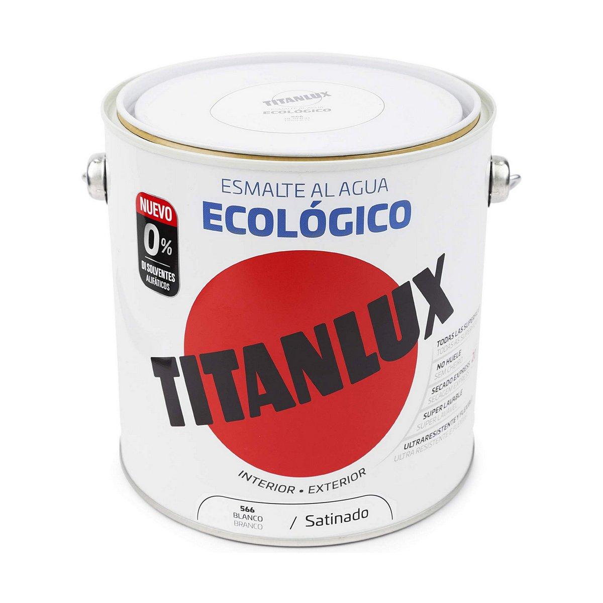 Esmalte acrílico Titanlux 01t056625 Esmalte base Esmalte acrílico Blanco 2,5 L Al agua