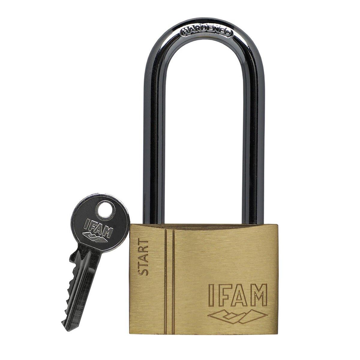 Candado de llave IFAM SR50AL Latón Largo