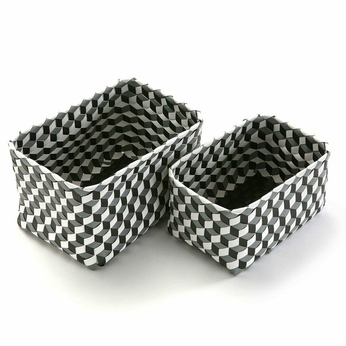 Set de Cajas Organizadoras Apilables Versa 23 x 20 x 33 cm 2 Unidades