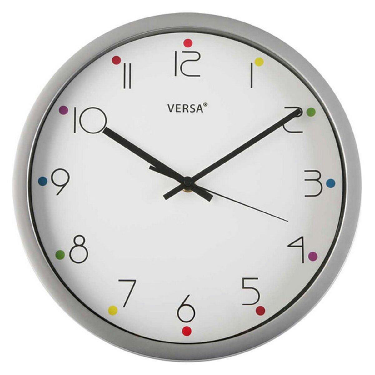 Reloj de Pared Versa Plástico (0,4 x 30,5 x 30,5 cm)