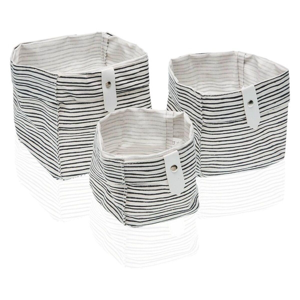 Juego de Cestas Versa 10 x 10 x 10 cm 14 x 14 x 14 cm 12 x 12 x 12 cm