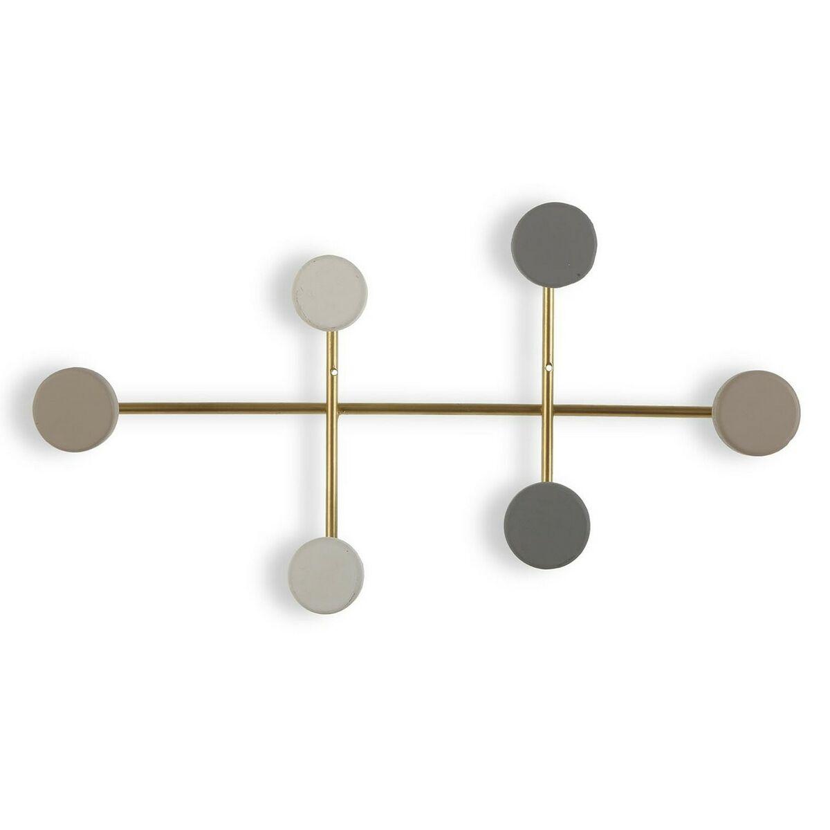 Perchero Versa Multicolor Metal Resina Madera MDF 6,5 x 22 x 41 cm (6,5 x 22 x 41 cm)