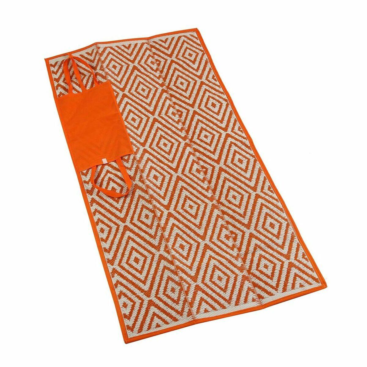 Esterilla de playa PICNIC Versa ROMBOS Naranja 90 x 1 x 180 cm