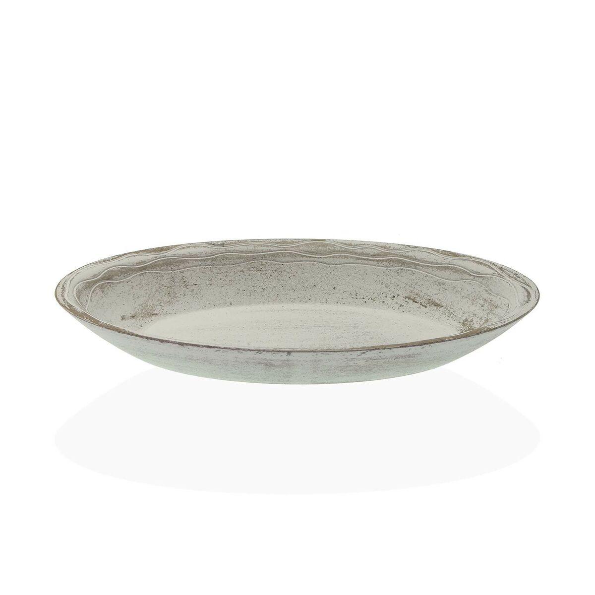 Centro de Mesa Versa Blanco Madera MDF 17,5 x 9 x 35 cm