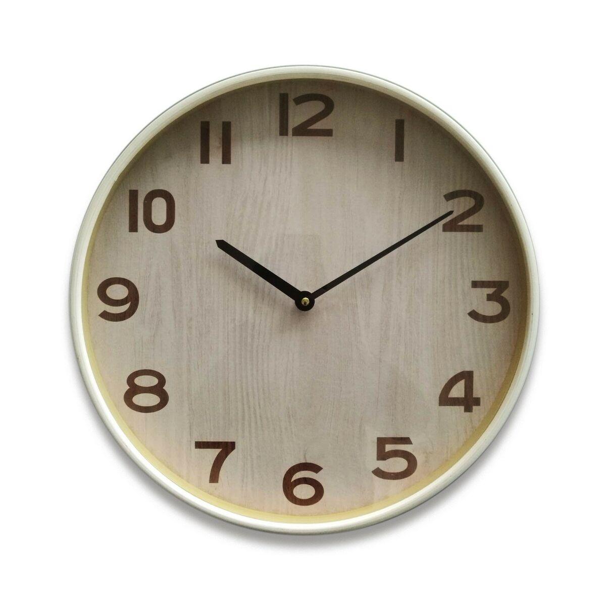 Reloj de Pared Versa Cristal Madera MDF 4,5 x 40 x 40 cm