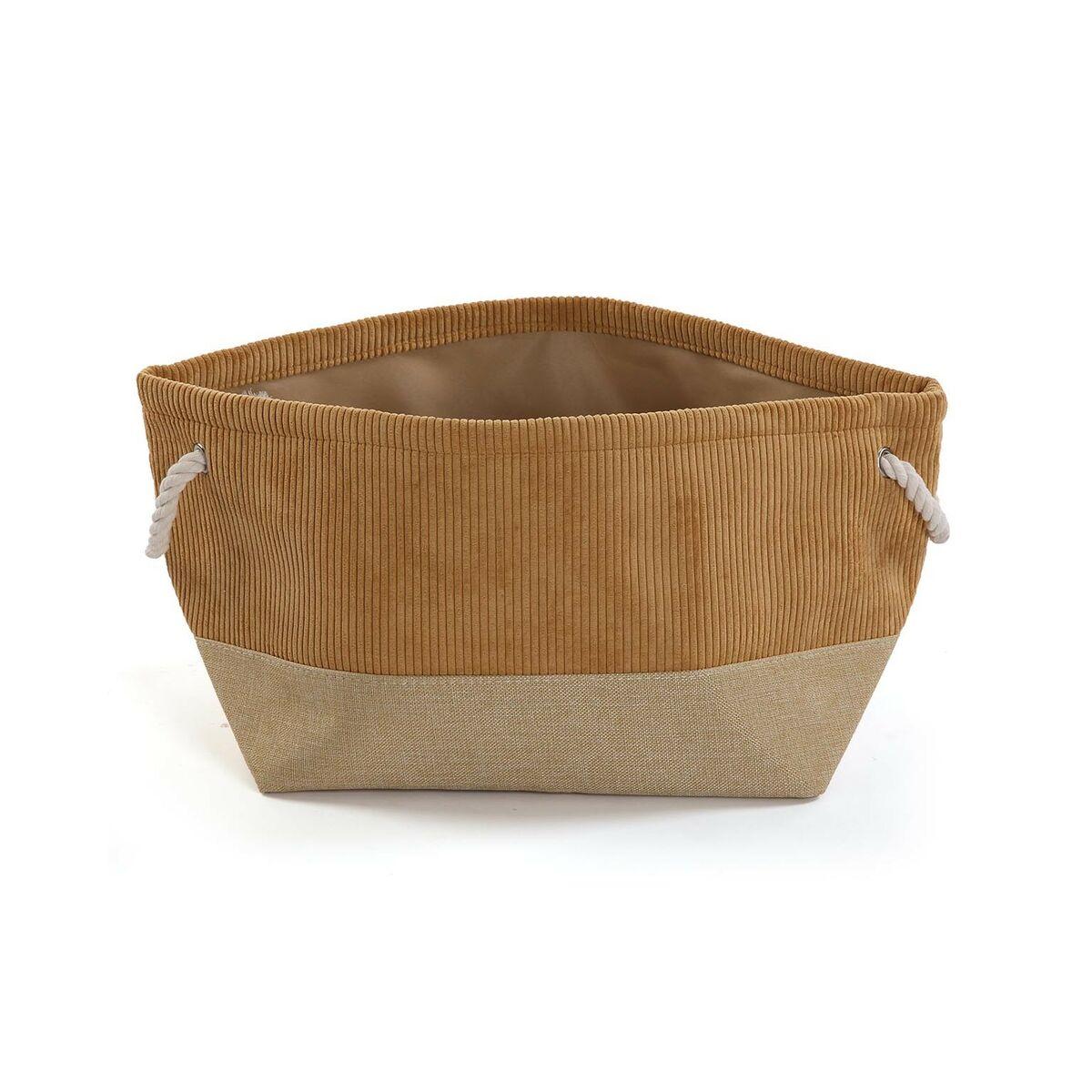 Cesta Multiusos Versa Corduroy 27 x 26 x 27 cm