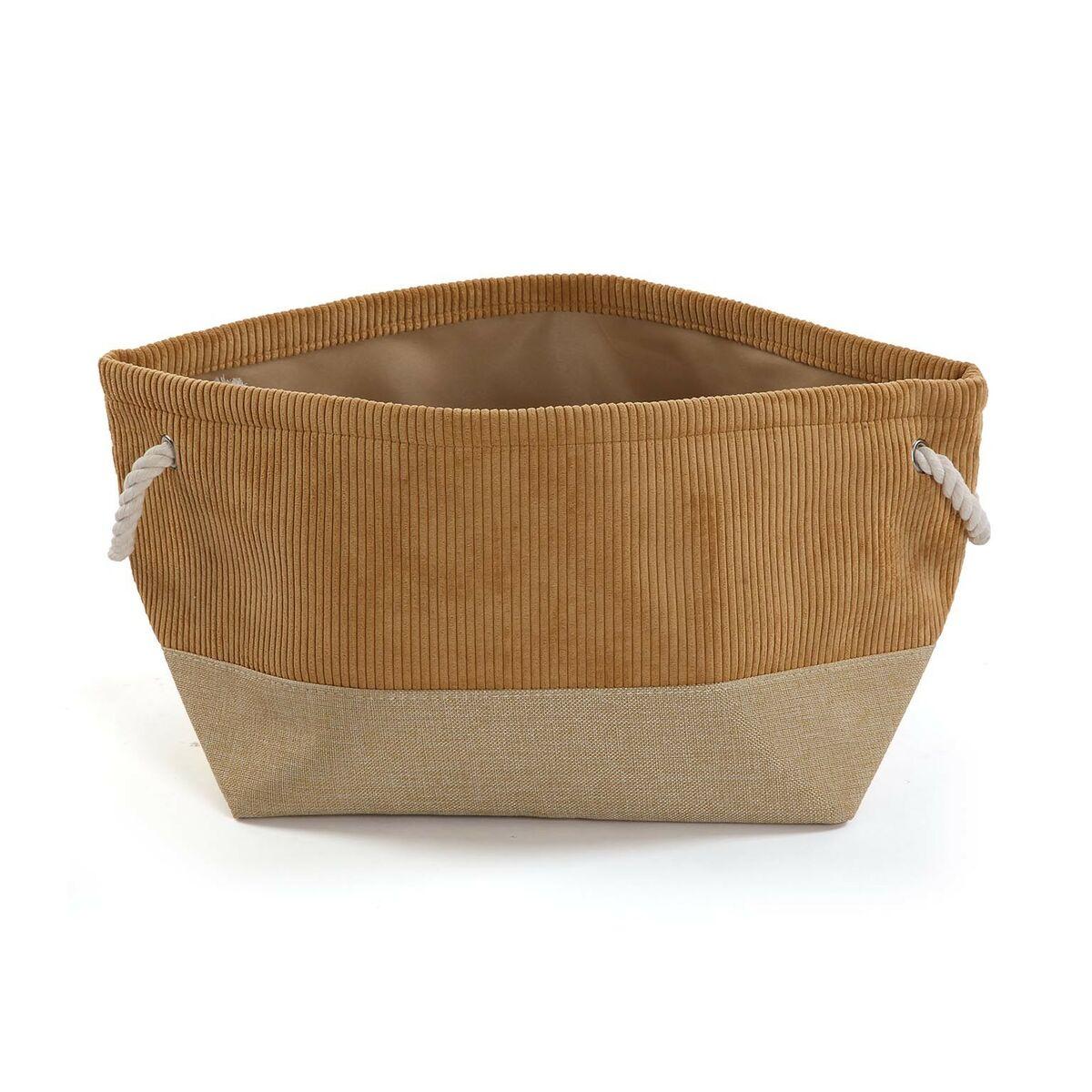 Cesta Multiusos Versa Corduroy 29 x 27 x 39 cm