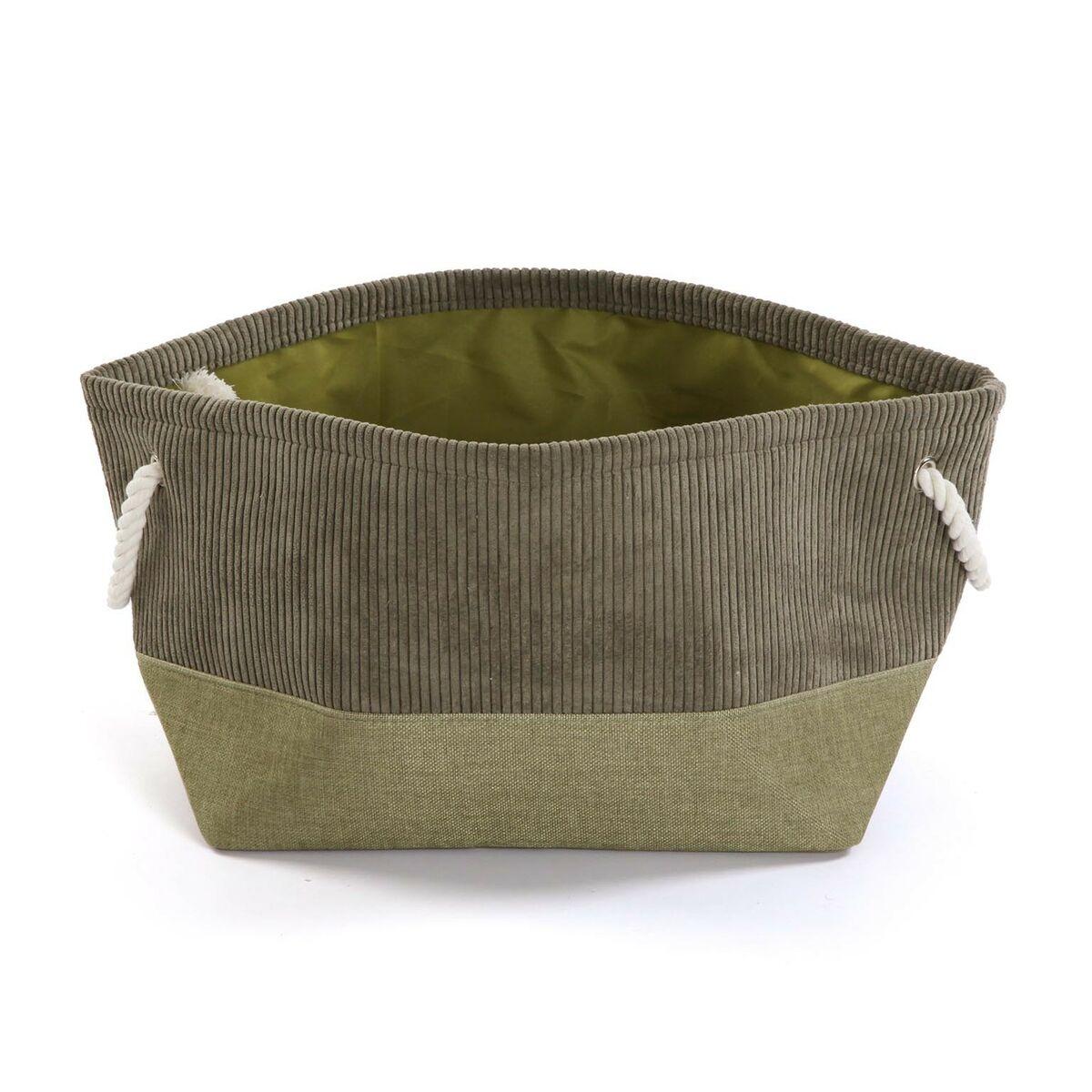 Cesta Multiusos Versa Corduroy 29 x 27 x 39 cm