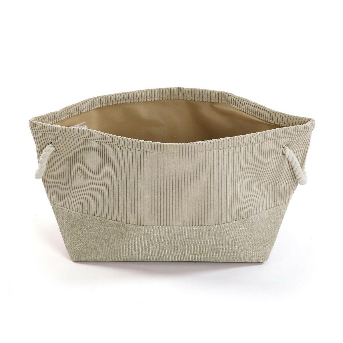 Cesta Multiusos Versa Corduroy 29 x 27 x 39 cm