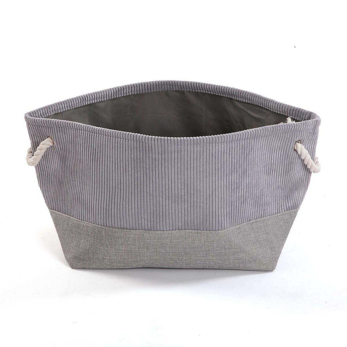 Cesta Multiusos Versa Corduroy 29 x 27 x 39 cm