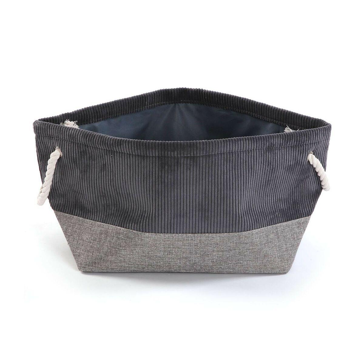 Cesta Multiusos Versa Corduroy 29 x 27 x 39 cm