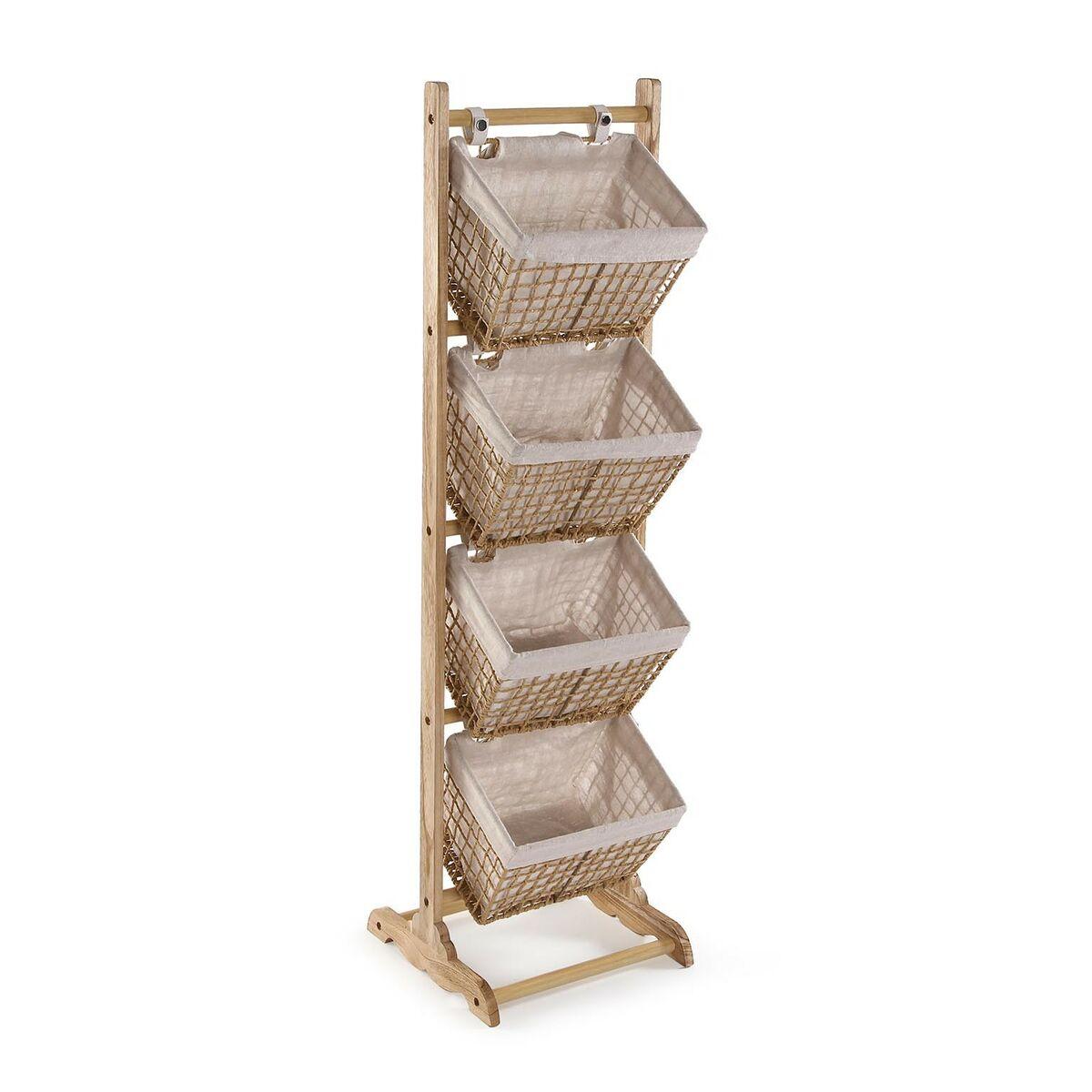 Estantería de Baño Versa Nadir Marrón 35 x 125 x 35 cm