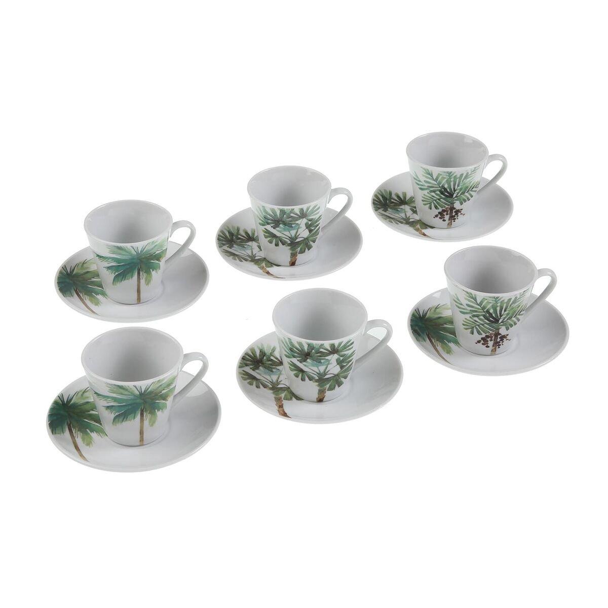 Juego de Café Versa Porcelana Hojas