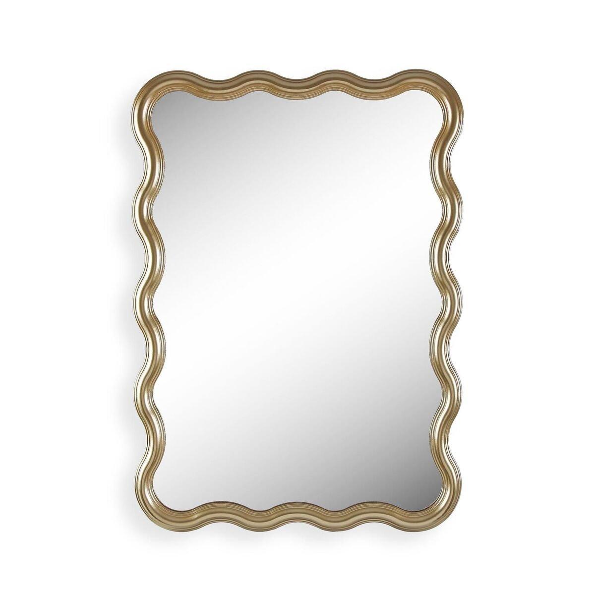 Espejo de pared Versa Dorado 2,6 x 70,2 x 50,2 cm