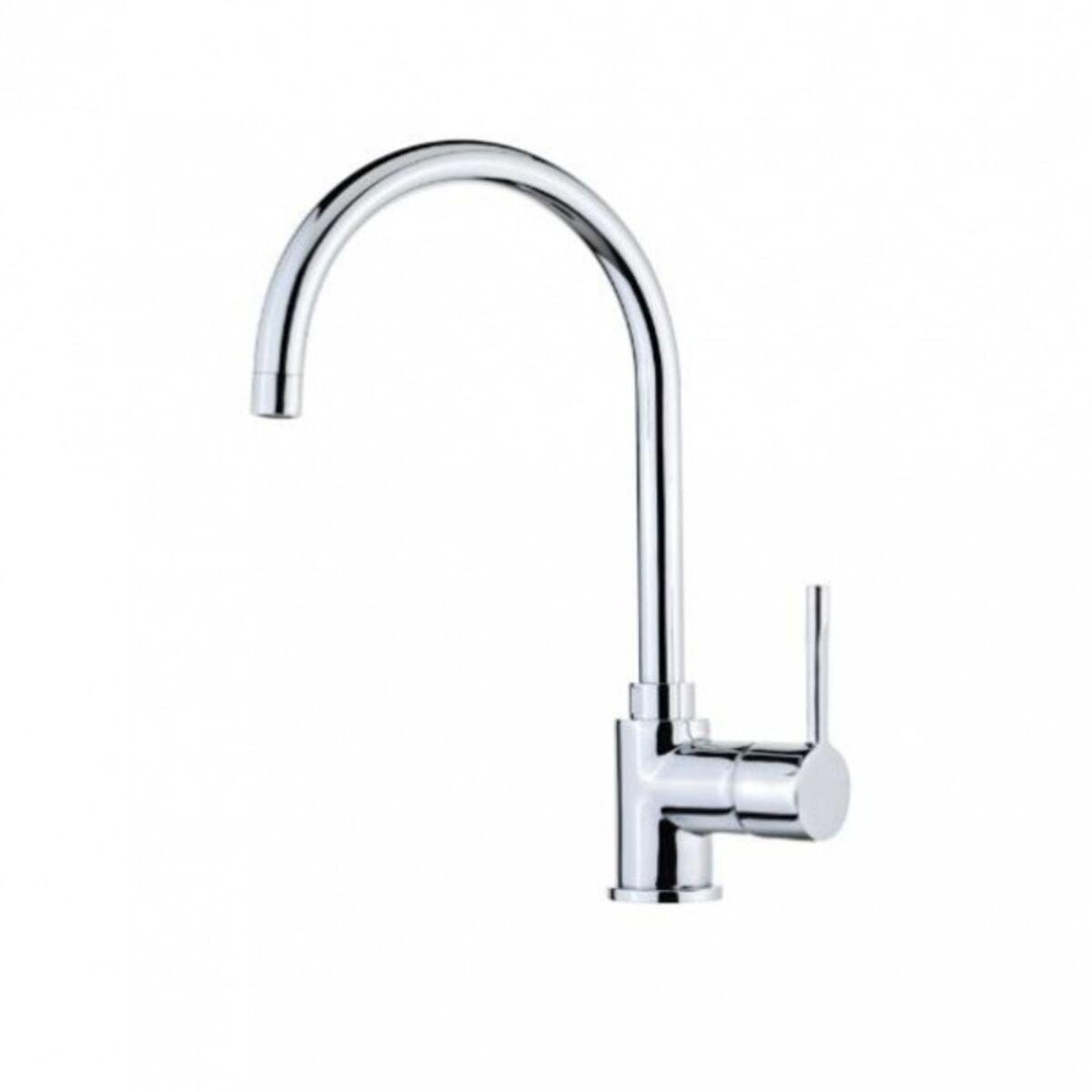 Grifo Monomando Teka 559950200 Cromo Metal Acero Inoxidable Acero Redondo